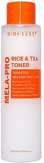 Тонік для обличчя з рисовою водою - Nineless Mela-Pro Rice & TXA Toner — фото N1