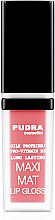 Матовий блиск для губ - Pudra Cosmetics Maxi Matt Lip Gloss — фото N1