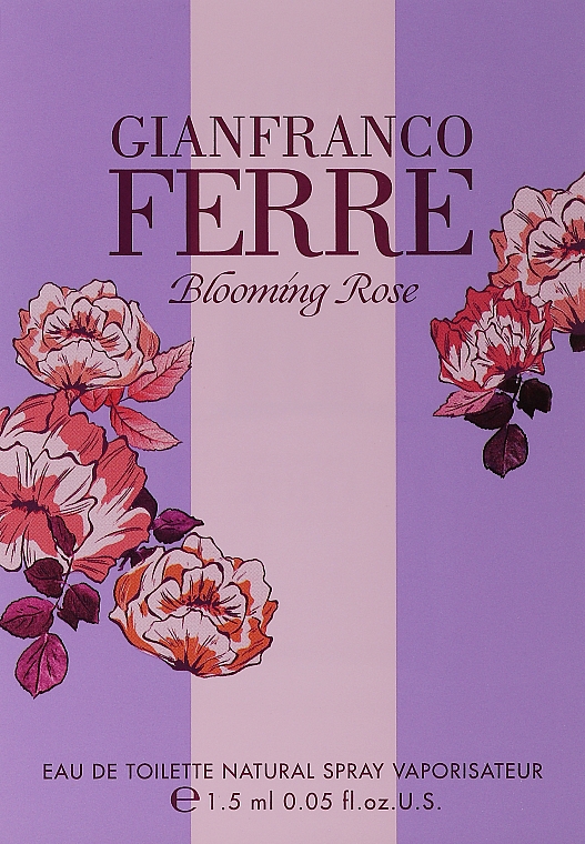 Gianfranco Ferre Blooming Rose - Туалетна вода (пробник) — фото N1