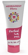 Парфумерія, косметика Зубна паста ревіталізуюча для дітей без фтору з манго - Herbadent Mimi Revitalize Toothpaste