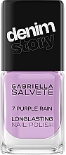 Духи, Парфюмерия, косметика Стойкий лак для ногтей - Gabriella Salvete Denim Story Longlasting Nail Polish 