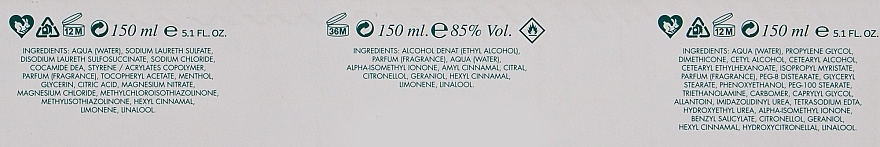 УЦЕНКА Instituto Espanol Aire de Sevilla Azahar - Набор (edt/150ml + b/cr/100ml + sh/gel/100ml) * — фото N4