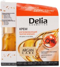 Парфумерія, косметика Набір - Delia Argan Care (cr/50ml + ser/10ml)