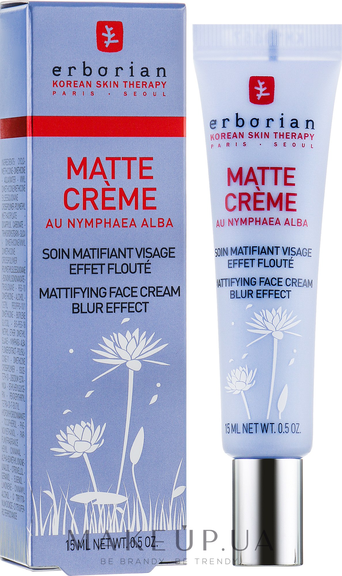 Матувальний крем для обличчя - Erborian Matt Cream — фото 15ml