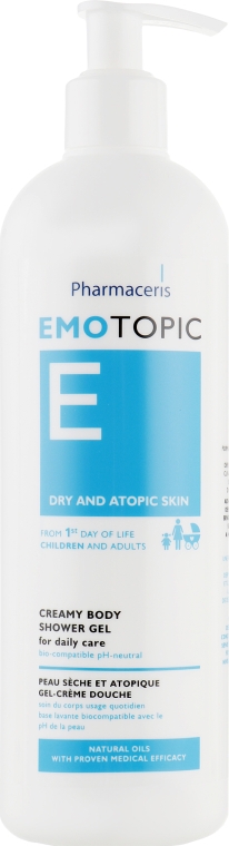 Кремовый гель для душа - Pharmaceris E Emotopic Creamy Body Shower Gel  — фото N2