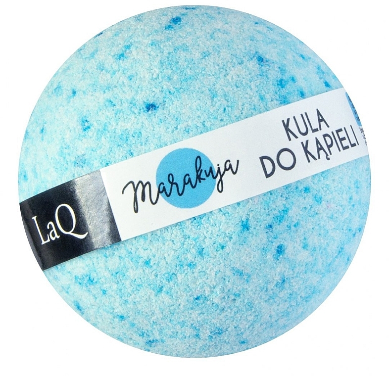 Бомбочка для ванни "Маракуя", блакитна - LaQ Bath Bomb — фото N1