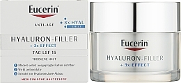 Дневной крем против морщин для сухой и чувствительной кожи - Eucerin Hyaluron-Filler Day Cream For Dry Skin — фото N2