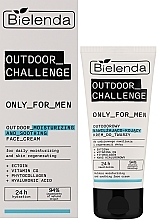 Зволожувальний і заспокійливий крем для обличчя - Bielenda Only For Men Outdoor Challenge Moisturizing And Soothing Face Cream — фото N2