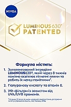 Денний флюїд для обличчя проти пігментації "Потрійний захист" SPF 50 - NIVEA Luminous 630 SPF 50 Day Fluid — фото N5