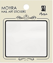 Парфумерія, косметика Прозора наліпка, 3 аркуші/паковання - Moyra Transparent Sticker 3 sheets/package