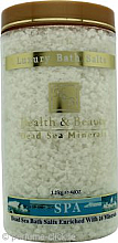 Парфумерія, косметика Сіль Мертвого моря для ванни - Health & Beauty Dead Sea Minerals Luxury Bath Salts, White