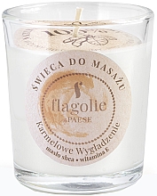 Масажна свічка у склянці "Розгладжувальна карамель" - Flagolie Caramel Smoothing Massage Candle — фото N1