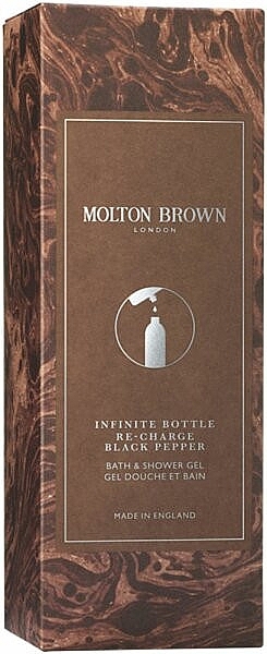 Molton Brown Re-Charge Black Pepper Infinite Bottle Limited Edition - Гель для ванны и душа — фото N3