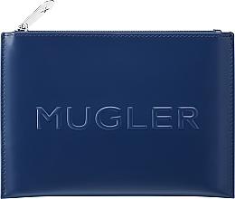 ПОДАРОК! Косметичка, синяя - Mugler Angel Elixir Make Up Pouch — фото N1