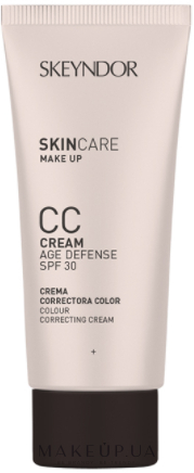Антивіковий СС-крем SPF30 для обличчя - Skeyndor SkinCare Make Up CC Cream — фото 02