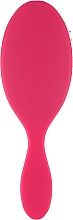 Щетка массажная, овальная цветная d-482, малиновая - Dini — фото N2