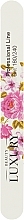 Пилка мінеральна для нігтів, кольорова, 180/240, рожеві квіти - Beauty LUXURY — фото N1