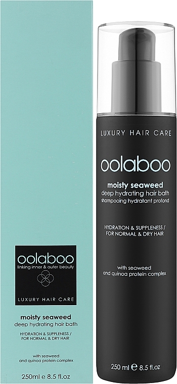 Ванночка для глибокого зволоження волосся - Oolaboo Moisty Seaweed Deep Hydrating Hair Bath — фото N2