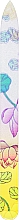 Духи, Парфюмерия, косметика Стеклянная пилочка с цветочным принтом, желтая - Tools For Beauty Glass Nail File With Flower Printed