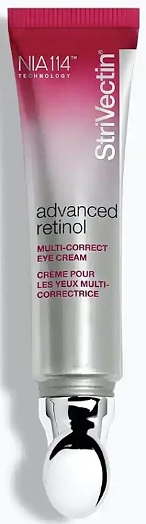 Мультикоригувальний крем для шкіри навколо очей - StriVectin Advanced Retinol Multi-Correct Eye Cream — фото N1