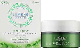 Балансувальна глиняна маска - Lumene Nordic Clear Clarifying Clay Mask — фото N3