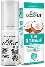 Багатофункціональна кокосова олія для волосся - Be Natural Virgin Coconut Repair Oil — фото N1