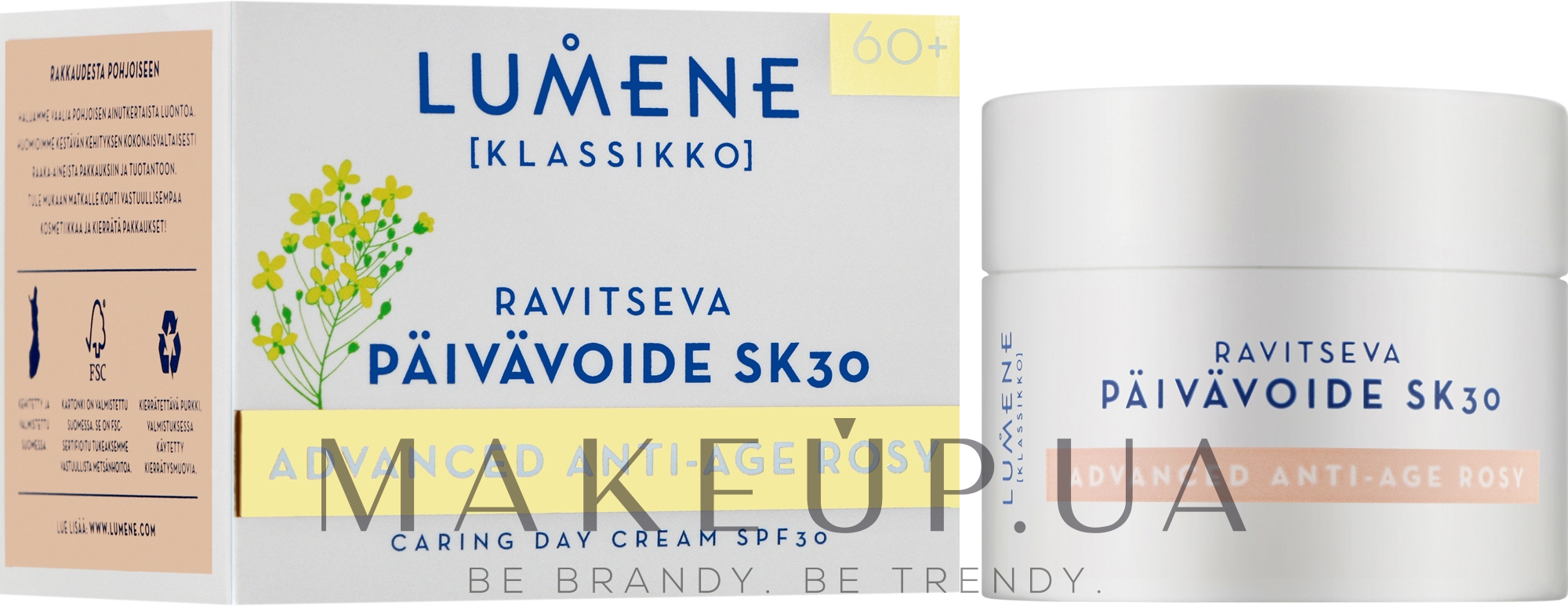 Денний крем для обличчя - Lumene Klassikko Advanced Anti-Age Rosy SPF30 — фото 50ml