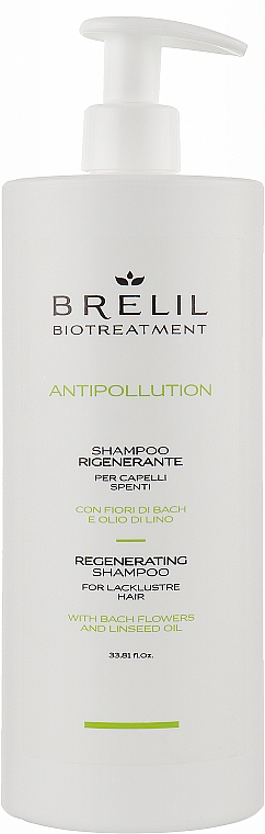 Регенерирующий шампунь - Brelil Bio Treatment Antipollution Regenerating Shampoo — фото N3