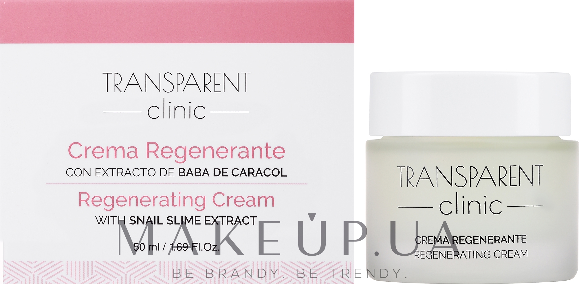 Дневной регенерирующий крем для лица - Transparent Clinic Regenerating Cream — фото 50ml