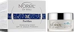 Зволожувальний крем проти зморщок з SPF 15 - Norel ForMen Moisturizing cream Anti-Age — фото N2