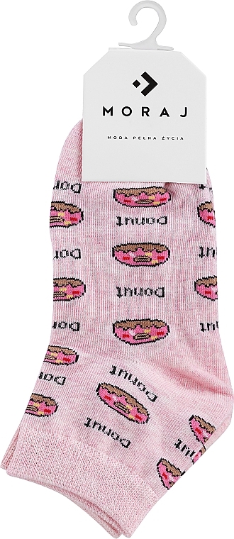 Дитячі шкарпетки "Fast-Food", рожеві - Moraj — фото N1