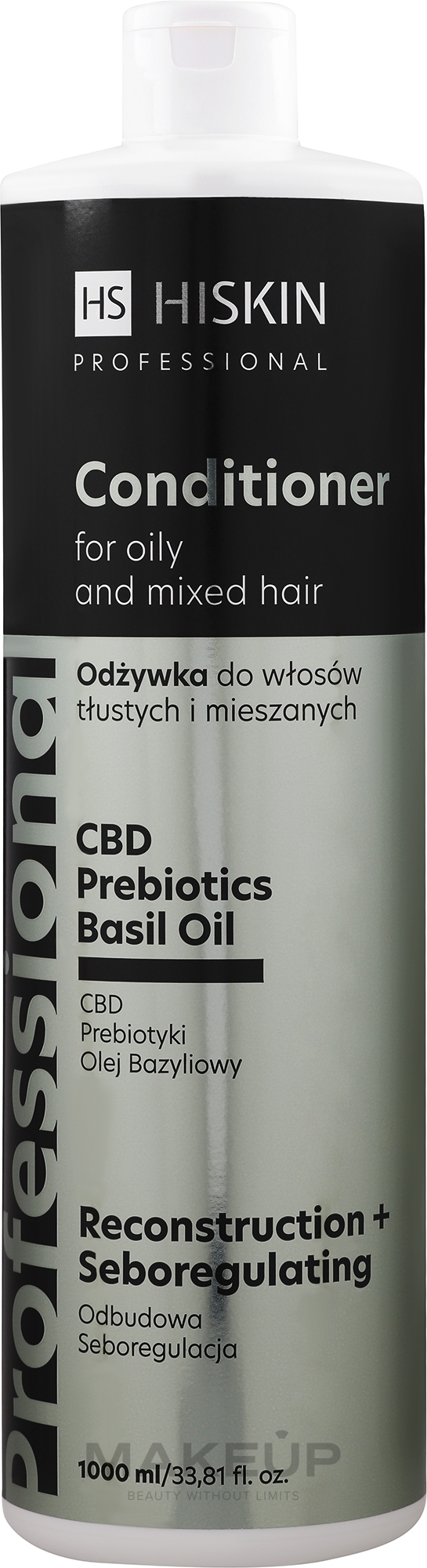 Кондиционер для жирных волос - HiSkin CBD Conditioner For Oily Hair — фото 1000ml