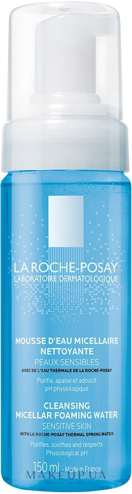 Мицеллярная пенка для очищения чувствительной кожи - La Roche-Posay Physiological Cleansing Micellar Foaming Water  — фото 150ml