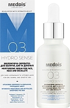 Зволожувальна сироватка для обличчя, шиї та зони декольте - Meddis Hydrosense Moisturizing Serum For Face, Neck And Decollete — фото N4