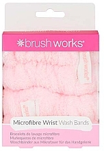 Браслети з мікрофібри, 2 шт. - Brushworks Microfibre Wrist Wash Bands — фото N1
