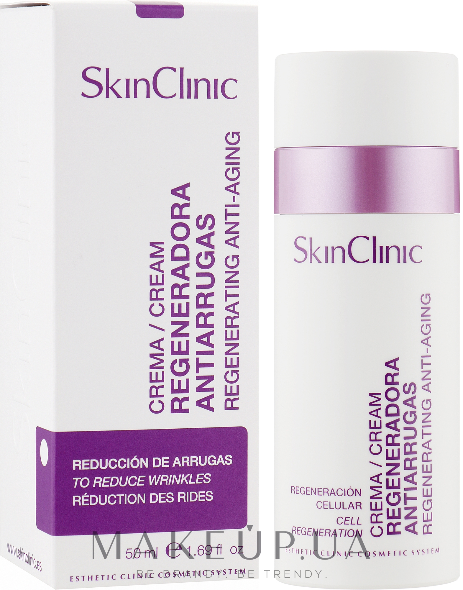 Крем для обличчя антивіковий - SkinClinic Regenerating Antiaging Cream — фото 50ml
