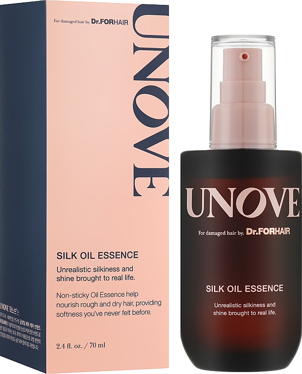 Живильна сироватка для волосся - Dr.FORHAIR Unove Silk Oil Essence — фото N2