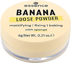 Парфумерія, косметика Бананова пудра для обличчя - Essence Banana Loose Powder