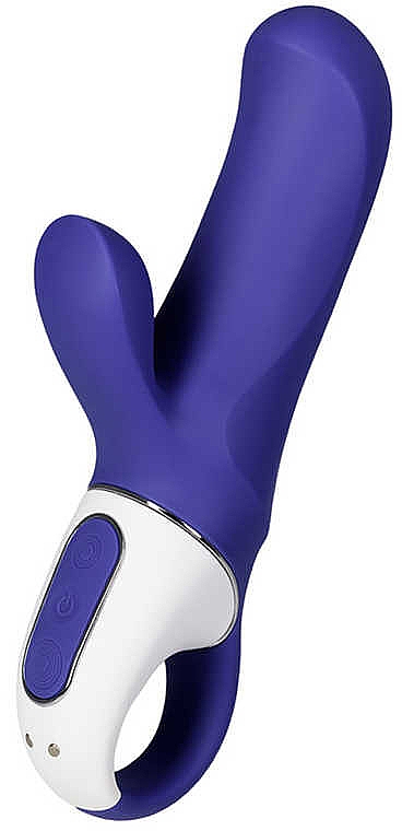 Женский вибратор с клиторальным стимулятором, фиолетовый - Satisfyer Vibes Magic Bunny — фото N1