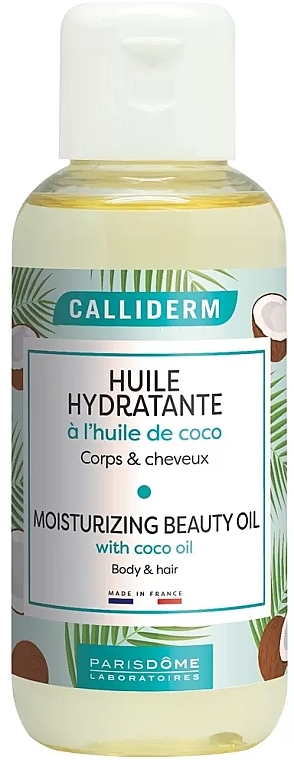 Масло для тела и волос - Calliderm Huile Hydratante Coconut — фото N1