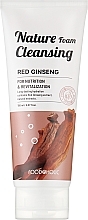 Парфумерія, косметика Пінка для вмивання з екстрактом червоного женьшеню - Food a Holic Nature Foam Cleansing Red Ginseng