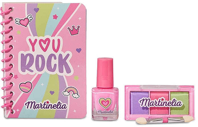 Набір - Martinelia Girl Boss Notebook & Beauty Set (nail/polish/1 pcs + eye/shadow/1 pcs + note/book/1 pcs) — фото N2