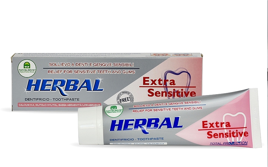 Зубная паста - Natura House Herbal Extra Sensitive Toothpaste — фото N1