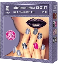 Набір для стемпінгу нігтів № 2 - Moyra Nail Stamping Kit — фото N1