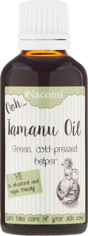 Натуральна олія таману для обличчя і тіла - Nacomi Olej Tamanu Redukcja Blizn — фото N2