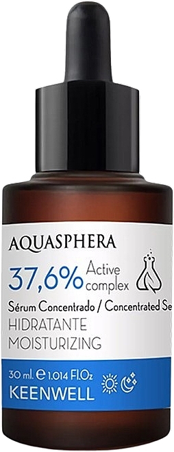 Зволожувальна сироватка-концентрат - Keenwell Aquasphera Active Complex Moisturizing Concentrated Serum 37,6% — фото N1