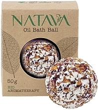 Масляный шарик для ванны "Роза" - Natava Oil Bath Ball Rose — фото N1