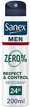 Духи, Парфюмерия, косметика Дезодорант-спрей для мужчин "Respect & Control" - Sanex Zero% Men Deodorant Spray