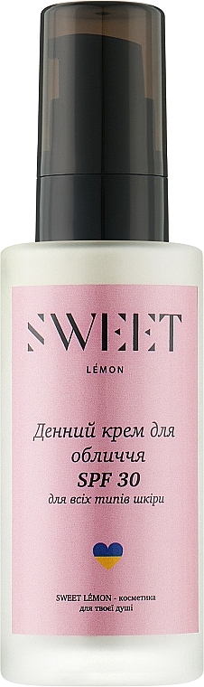 Денний крем з SPF 30 - Sweet Lemon — фото N1