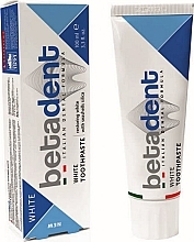 Зубна паста "White" - Betadent White Toothpaste — фото N2
